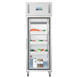 Vitrinė su šaldymo funkcija, viena GN 2/1, serija G, 600 L - Polar - Fourniresto