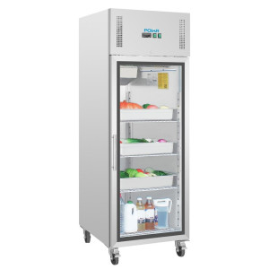 Vitrinė su šaldymo funkcija, viena GN 2/1, serija G, 600 L - Polar - Fourniresto