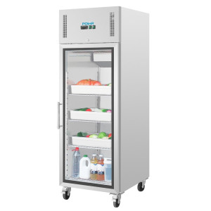 Vitrinė su šaldymo funkcija, viena GN 2/1, serija G, 600 L - Polar - Fourniresto