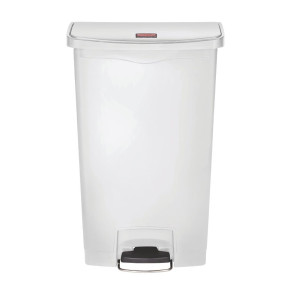 Šiukšliadėžė su pedalais, plačiu priekiniu Slim Jim StepOn baltu 68 l - Rubbermaid - Fourniresto
