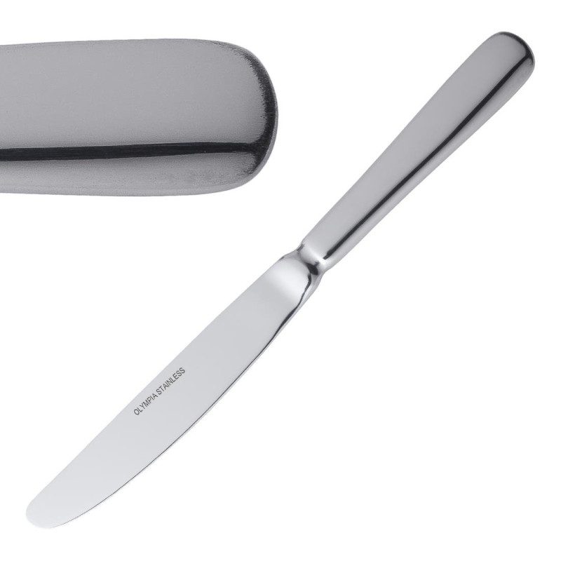 Couteau De Table Baguette - Lot De 12 - Olympia - Fourniresto Couteau De Table Baguette - Lot De 12 - Olympia - Fourniresto