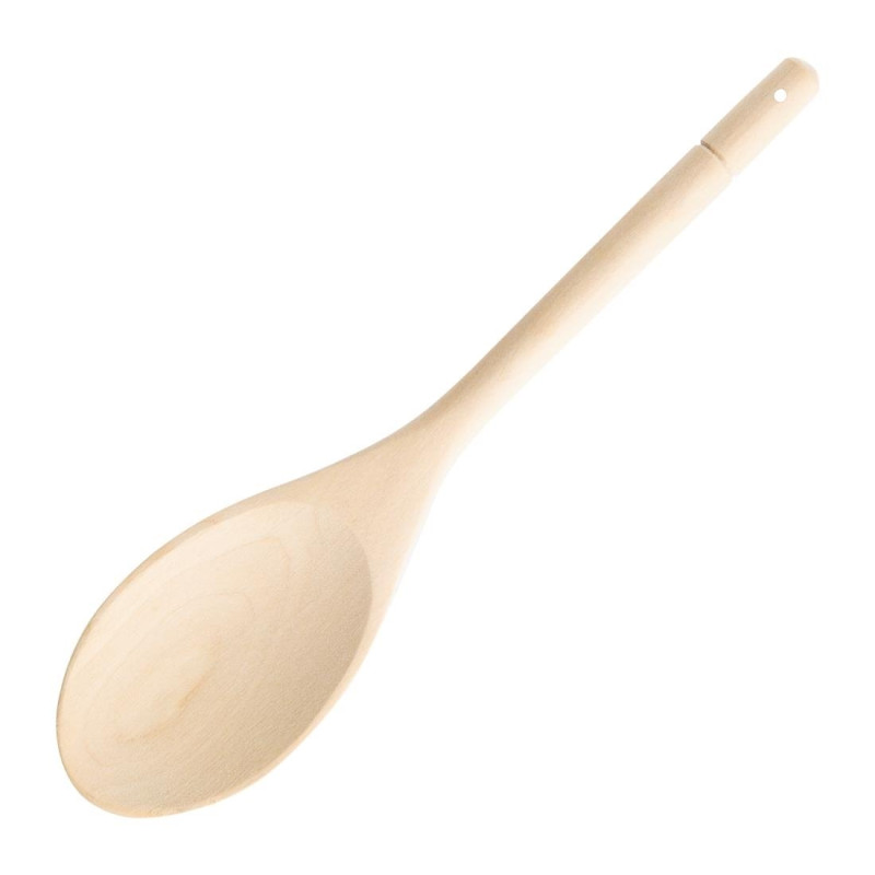 Wooden Spoon 205mm - Vogue - Fourniresto Wooden Spoon 205mm - Vogue - Fourniresto