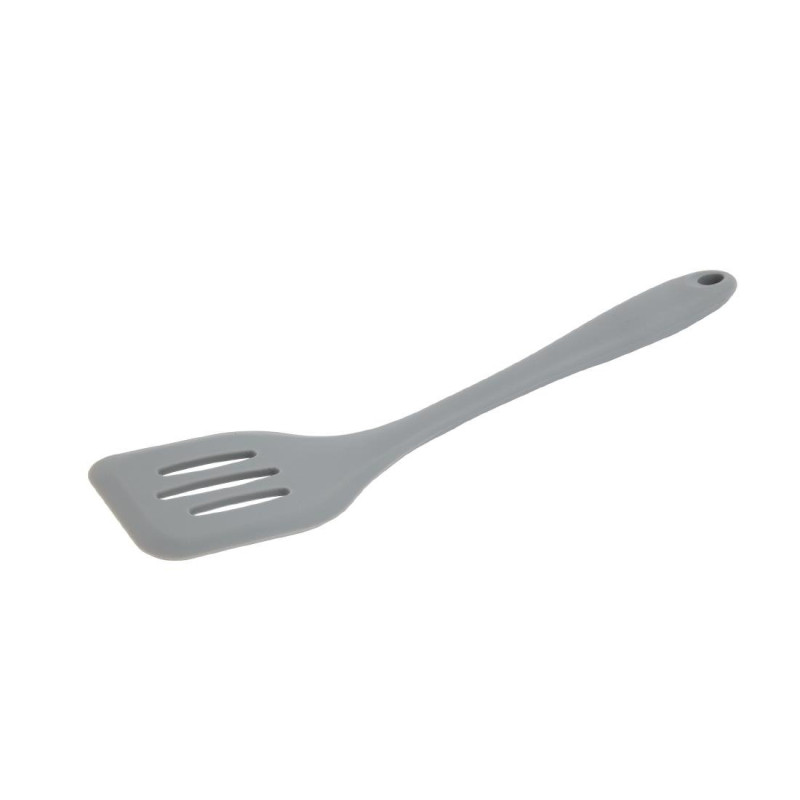Perforated Grey Heat-Resistant Silicone Spatula 295mm - Vogue - Fourniresto Perforated Grey Heat-Resistant Silicone Spatula 295mm - Vogue - Fourniresto