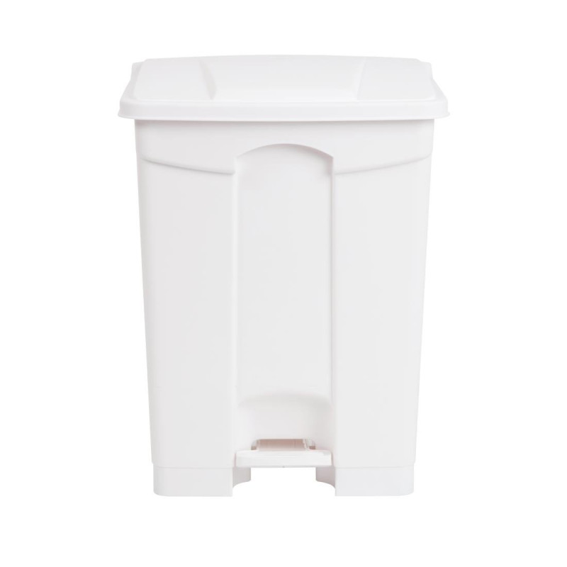 Poubelle de Cuisine à Pédale Blanche 65L - Jantex - Fourniresto Poubelle de Cuisine à Pédale Blanche 65L - Jantex - Fourniresto