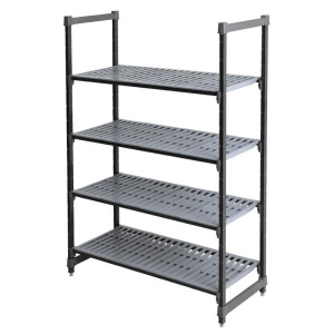Unité de 4 Étagères à ClaireVoie 540 x 1370 x 1830mm - Cambro - Fourniresto