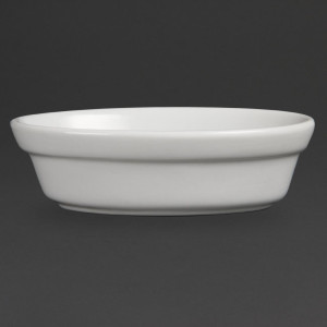 Balti ovalūs patiekalai 145 x 104 mm - 6 vnt. - Olympia - Fourniresto