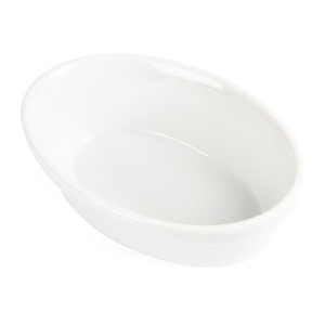 Balti ovalūs patiekalai 145 x 104 mm - 6 vnt. - Olympia - Fourniresto