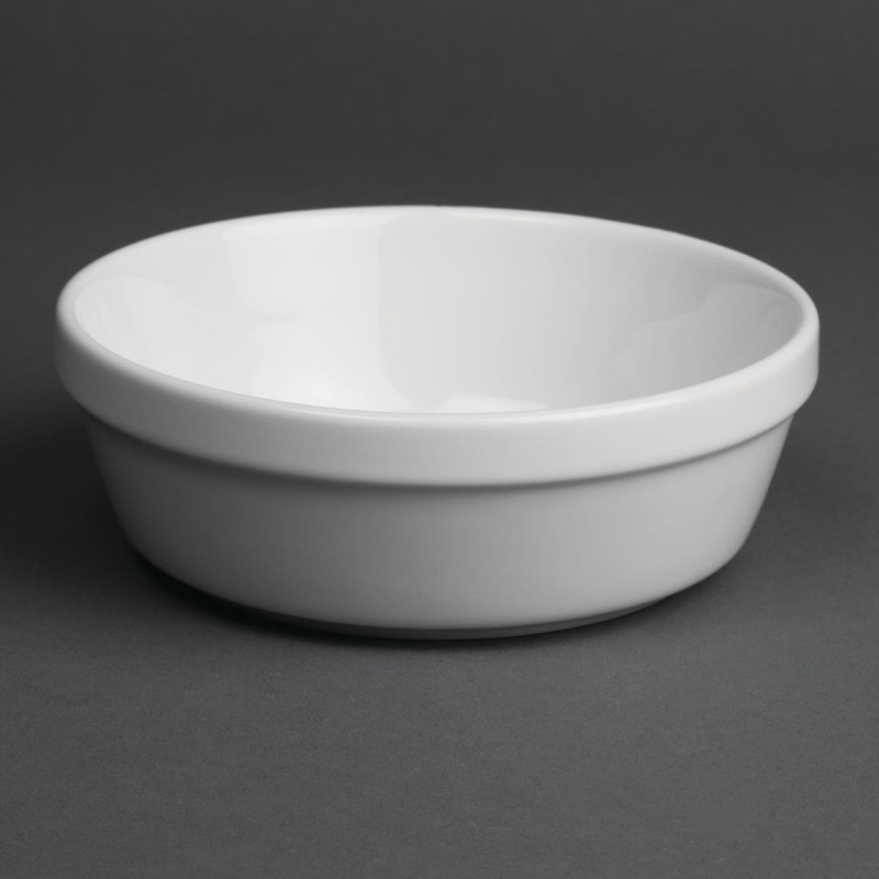 Apatiniai patiekalai su baltu apdailos rėmu, Ø 137 mm - 6 vnt. - Olympia - Fourniresto Apatiniai patiekalai su baltu apdailos rėmu, Ø 137 mm - 6 vnt. - Olympia - Fourniresto