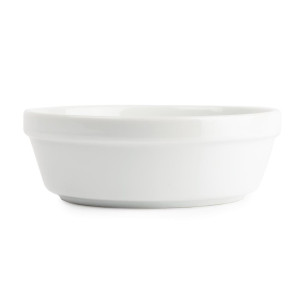 Apatiniai patiekalai su baltu apdailos rėmu, Ø 137 mm - 6 vnt. - Olympia - Fourniresto