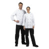 Virtuvės kombinezonas Chicago su ilgomis rankovėmis, baltas, dydis L - Whites Chefs Clothing - Fourniresto