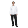 Virtuvės kombinezonas Chicago su ilgomis rankovėmis, baltas, dydis L - Whites Chefs Clothing - Fourniresto