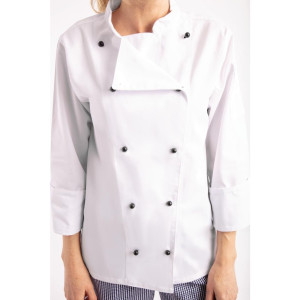 Virtuvės kombinezonas Chicago su ilgomis rankovėmis, baltas, dydis L - Whites Chefs Clothing - Fourniresto