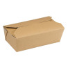 Cartons Alimentaires Rectangulaires Kraft - 985ml - Lot de 250 - Colpac