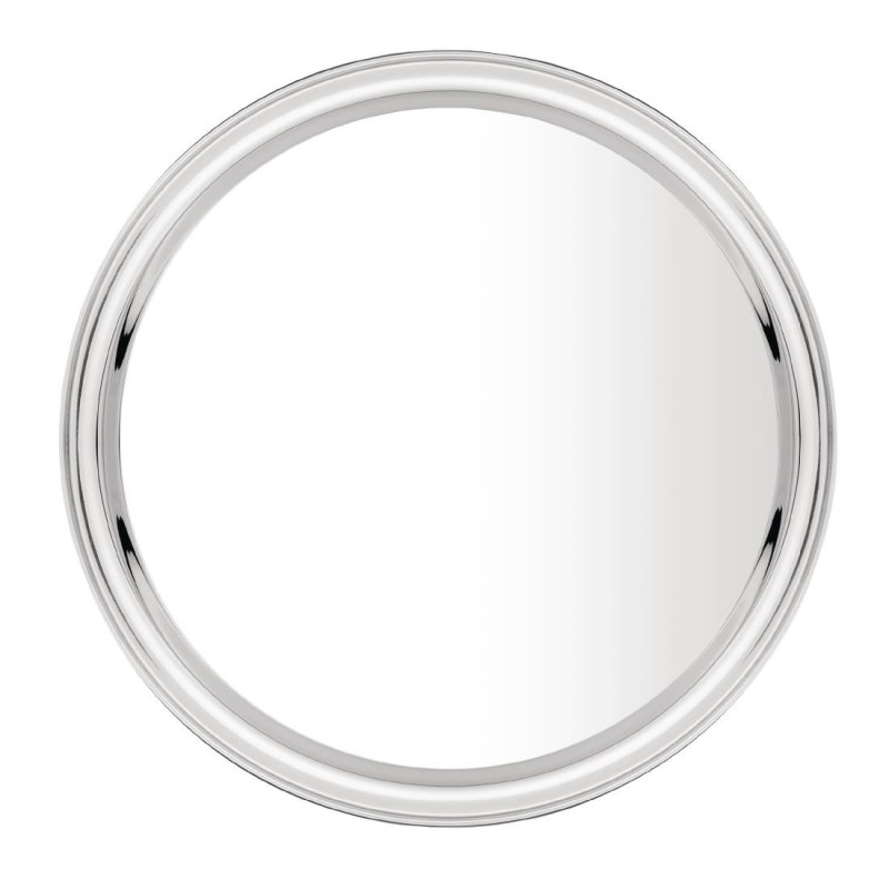 Plateau De Service Rond En Inox Ø 355Mm - Olympia - Fourniresto Plateau De Service Rond En Inox Ø 355Mm - Olympia - Fourniresto