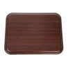 Lyginės struktūros laminuotas stalviršis Capri Acajou 430 mm - Cambro - Fourniresto