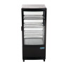 Black Refrigerated Display with Curved Doors 86 L - Polar