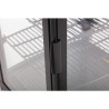 Vitrine Réfrigérée Noire Avec Portes Incurvées 86 L - Polar