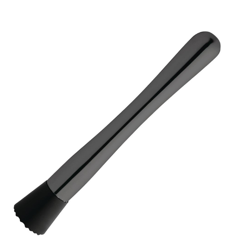 Pilon Inox Bout en Silicone Gris Titane Ø 34 mm - Olympia - Fourniresto Pilon Inox Bout en Silicone Gris Titane Ø 34 mm - Olympia - Fourniresto