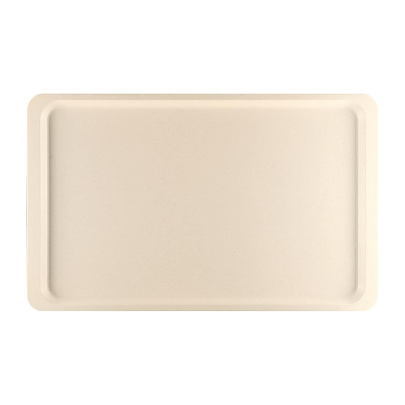 Plateau de Service en Polyester GN1/1 530x325mm Beige - Roltex - Fourniresto Plateau de Service en Polyester GN1/1 530x325mm Beige - Roltex - Fourniresto