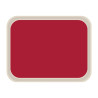 Standard Polyester Service Tray 470x360mm Red - Roltex - Fourniresto