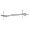 Ajourée Wall Shelf in Stainless Steel - L 1800 x 400mm - Gastro M