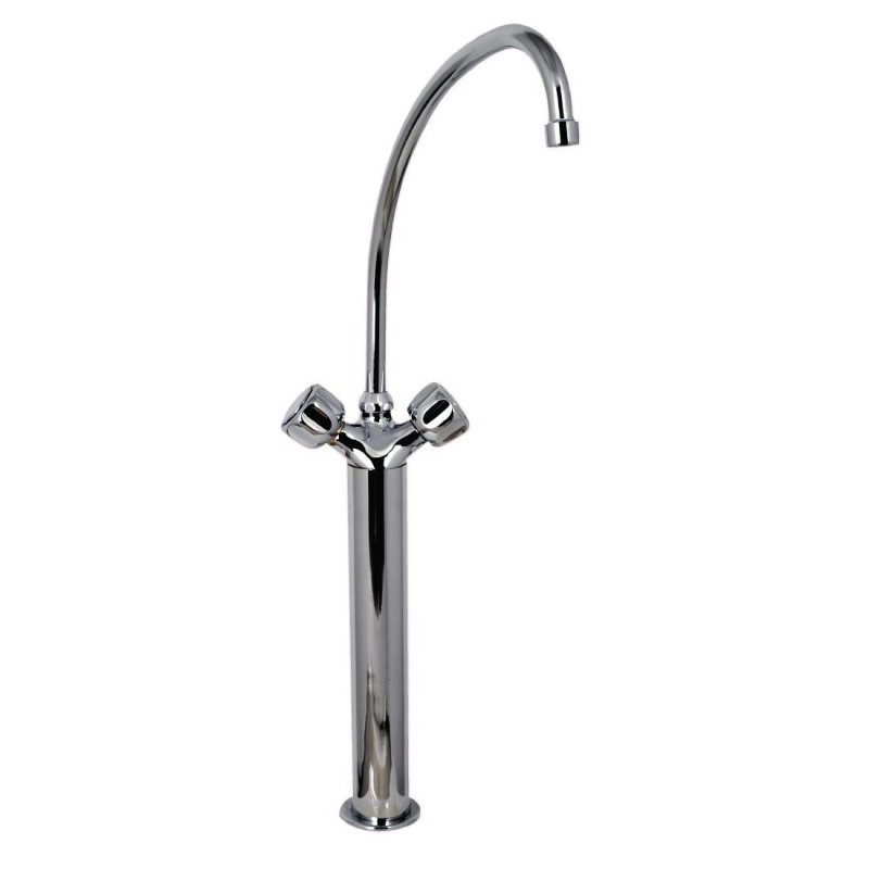 Single-hole Heavy Model 3/4" Mixer Tap with 2 Column Taps - L 200 mm Single-hole Heavy Model 3/4" Mixer Tap with 2 Column Taps - L 200 mm