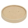 Lids for Microwaveable Recyclable Kraft Soup Bowls 225ml and 350ml - Pack of 500 - Colpac