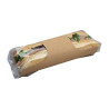 Pakavimo maišeliai Baguette Kraft perdirbami su segtuku - 500 vnt. - Colpac