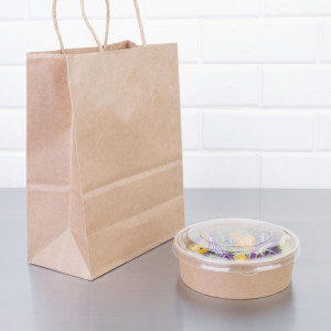 Bols Salade Kraft Ronds - 500 ml - 300 vnt. - Fiesta Green