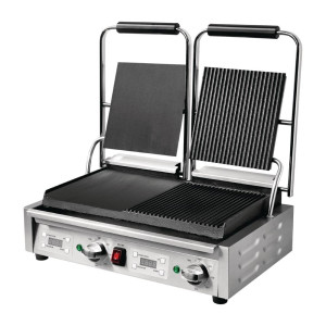 Grilis su dvigubu lygiu paviršiumi kairėje ir grioveliu dešinėje - Buffalo