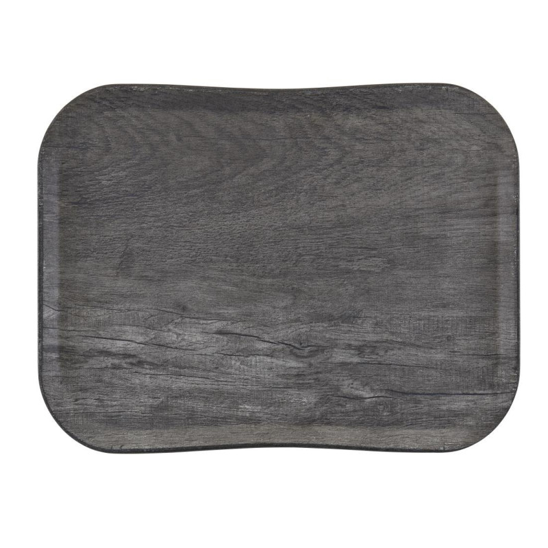 Plateau polyester Century aspect naturel bois chêne gris - 330 x 430mm - Cambro - Fourniresto Plateau polyester Century aspect naturel bois chêne gris - 330 x 430mm - Cambro - Fourniresto