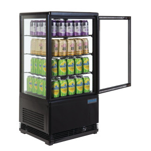Vitrina Šaldytuvas Teigiama Juoda Serija C - 68 L - Polar