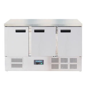 3 Door Refrigerated Table G Series - 368 L - Polar