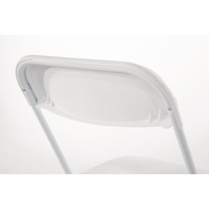 Folding White Chairs - Bolero - Fourniresto
