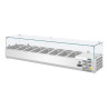 Šaldytuvas su ingredientų vitrina - 8 GN 1/3 talpos - Polar - Fourniresto