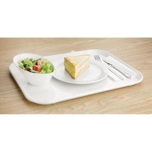 Stiklo pluošto šviesiai pilkas savitarnos stalas 355 x 460 mm - Olympia KRISTALLON - Fourniresto