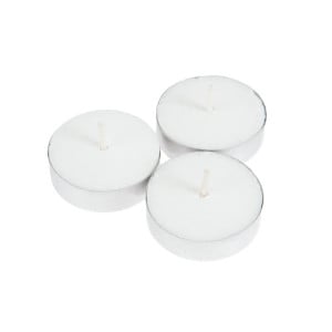 Arbatinės žvakės 4 valandos Ø 40 mm - Rinkinys iš 100 - Olympia