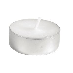 Arbatinės žvakės 4 valandos Ø 40 mm - Rinkinys iš 100 - Olympia