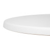 Apskritas baltas stalo plokščias - Ø 600 mm - Bolero