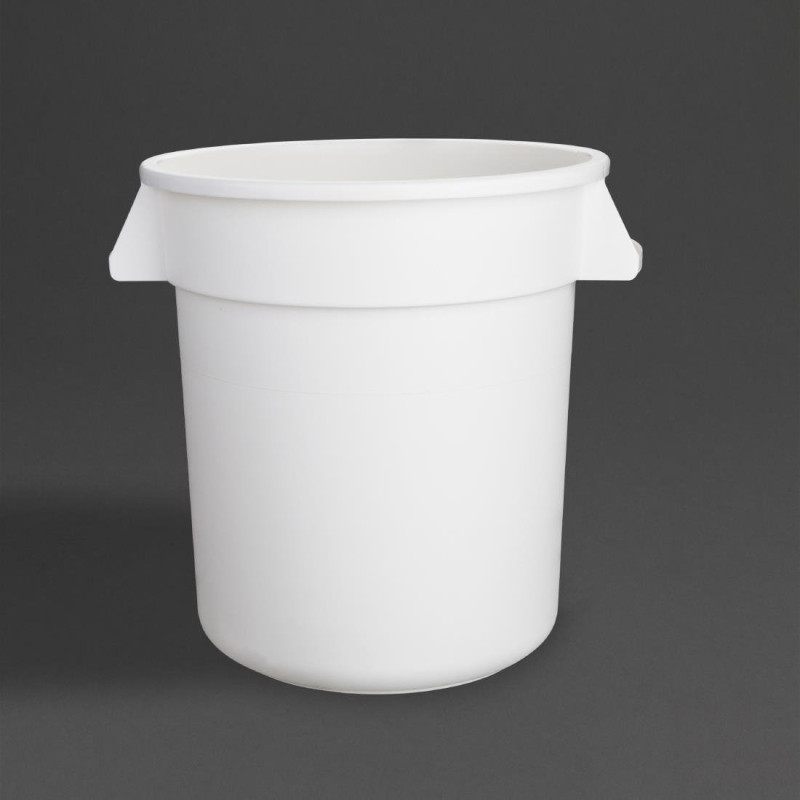 White Round Container 38L - Vogue - Fourniresto White Round Container 38L - Vogue - Fourniresto