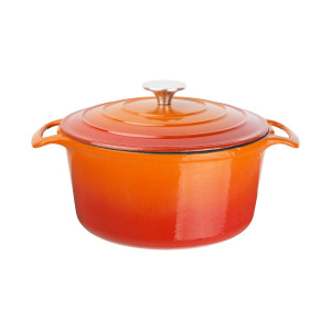 Didelis apvalus oranžinis puodas - 4 l - Vogue