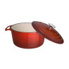 Didelis raudonas apvalus puodas - 4 l - Vogue