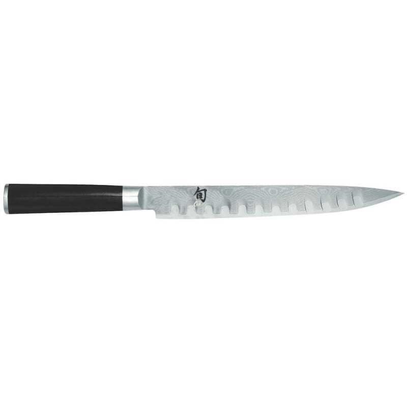 Peilis su alveoliu lanku Shun Damaskas 23 cm KAI Peilis su alveoliu lanku Shun Damaskas 23 cm KAI