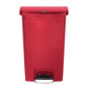 Šiukšliadėžė su pedalais Slim Jim Red- 50L - Rubbermaid