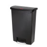Šiukšliadėžė su pedalais Slim Jim juoda - 90 l - Rubbermaid