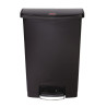 Šiukšliadėžė su pedalais Slim Jim juoda - 90 l - Rubbermaid