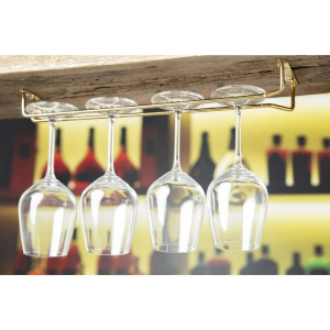 Brass stemware holder 410mm - FourniResto - Fourniresto