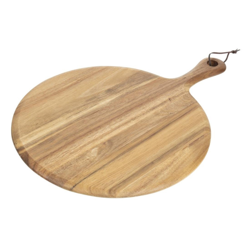 Apvali 330 mm akacijos lentyna - Olympia - Fourniresto Apvali 330 mm akacijos lentyna - Olympia - Fourniresto