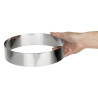 Apskritimas iš nerūdijančio plieno 200 x 45 mm - De Buyer - Fourniresto