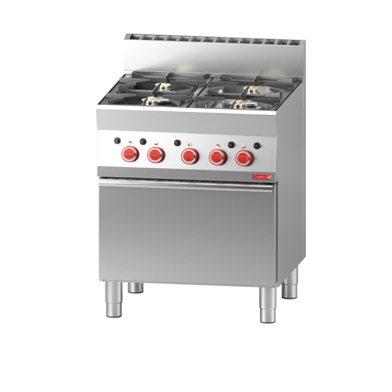 Four-burner gas stove 650 - Gastro M Four-burner gas stove 650 - Gastro M